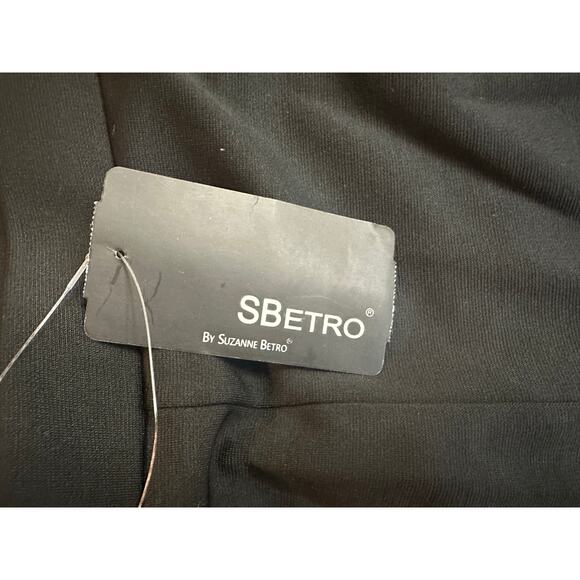 SBetro by Suzanne Betro Women’s Medium Black Pull Up Basic Work Career Pants - Picture 4 of 5